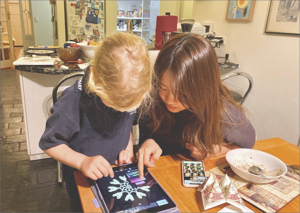 オーペア中の様子